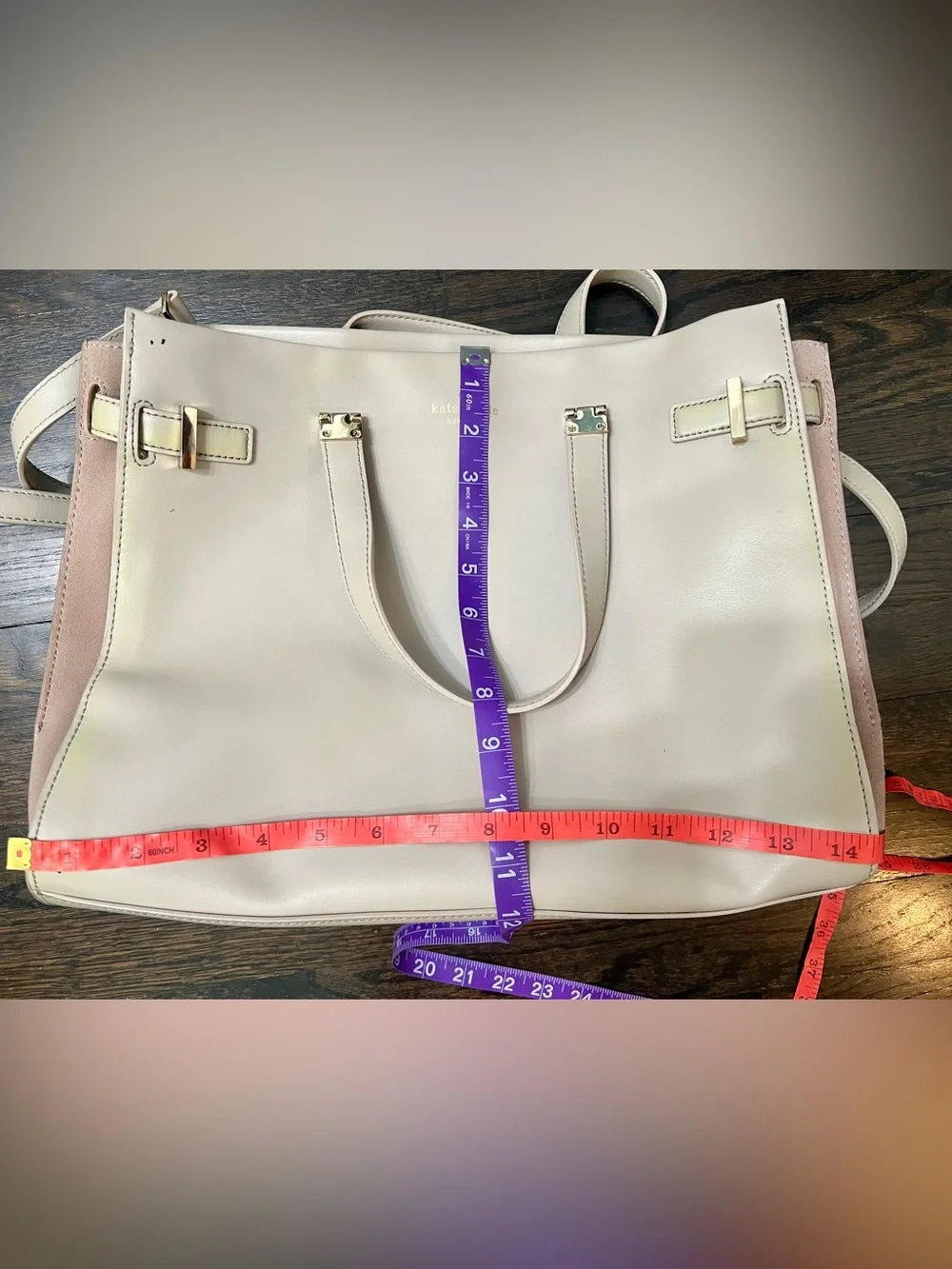 Kate Spade New York Cameron Street Colorblock Leather Satchel Tote Bag